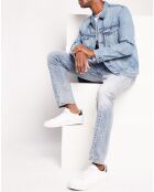 Veste en Jean The Trucker bleue