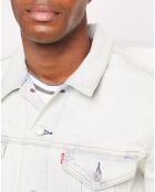 Veste en Jean The Trucker bleu clair