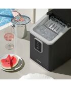 KUB12 compacte ijsmachine 12kg zwart