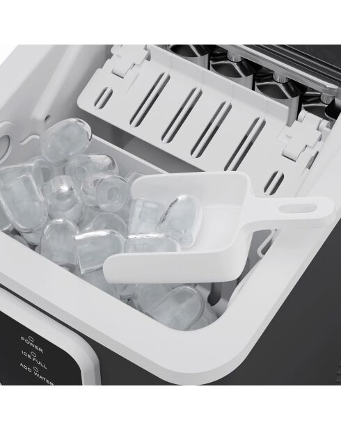 Machine à Glaçons 12kg compact KUB12 noire