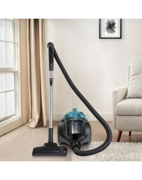 Aspirateur sans sac STC48 noir/bleu