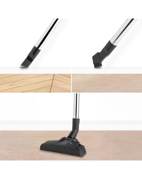 Aspirateur sans sac STC48 noir/bleu