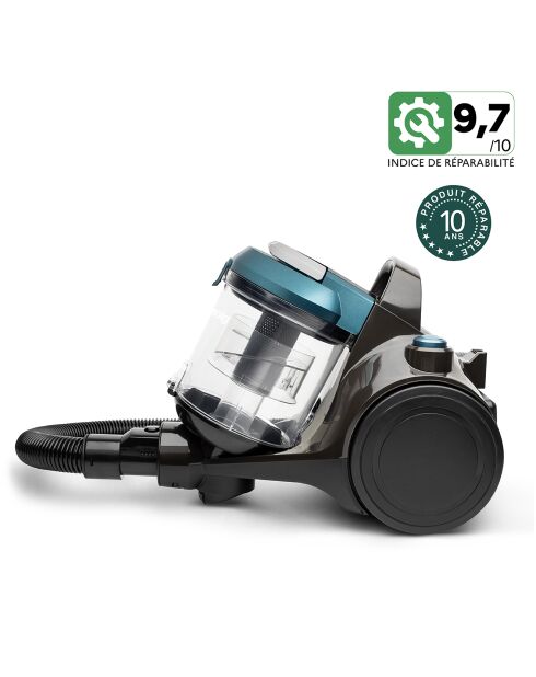 STC62 stofzuiger zonder zak zwart/blauw