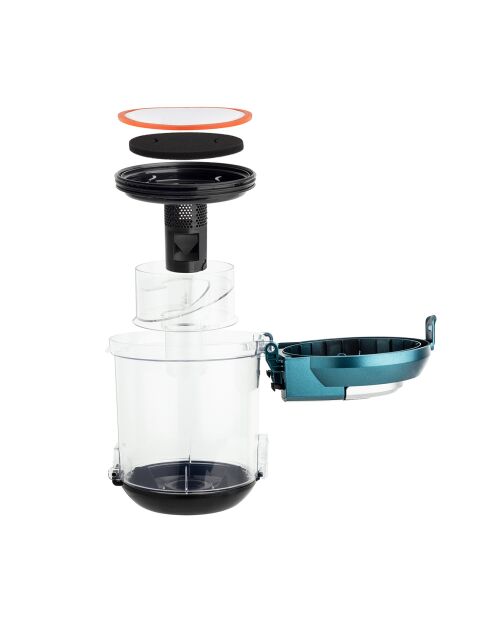 STC62 stofzuiger zonder zak zwart/blauw