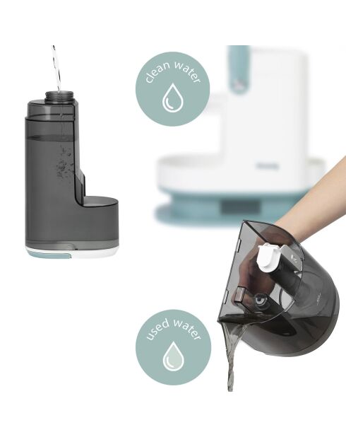 Nettoyeur textile version eau chaude avec vapeur TWT99 blanc