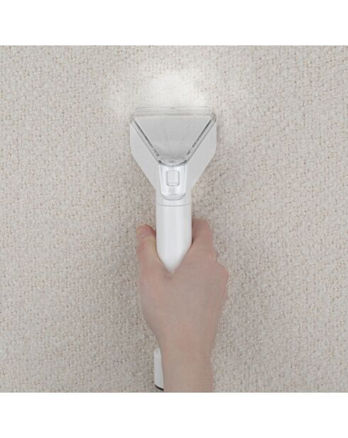 Nettoyeur textile version eau chaude avec vapeur TWT99 blanc