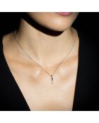 Pendentif  Life Diamants 0.02 ct or blanc