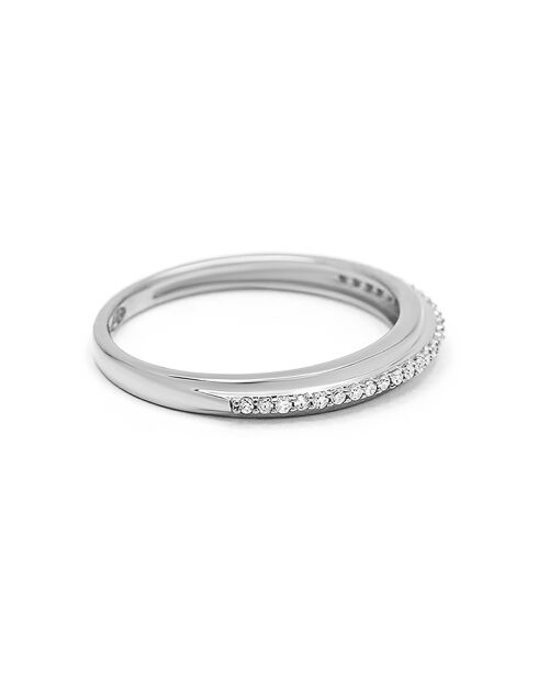 Bague Lourdes Diamants 0.07 ct or blanc