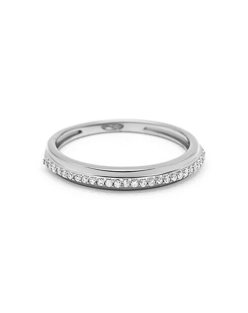 Bague Lourdes Diamants 0.07 ct or blanc