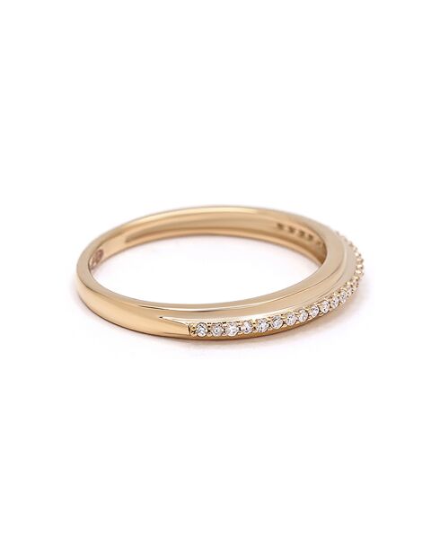 Bague Diana Diamants 0.07 ct or jaune