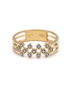 Anillo Lindsey Diamonds en oro amarillo de 0,05 quilates