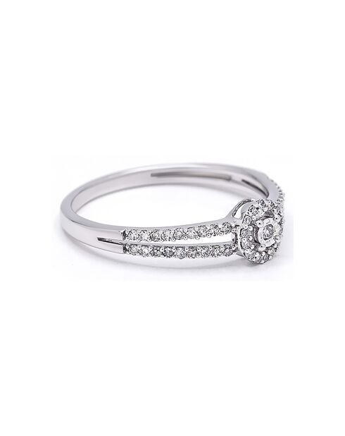 Bague Vera Diamants 0.149 ct or blanc