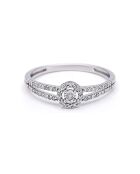 Bague Vera Diamants 0.149 ct or blanc