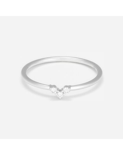 Bague Luisa Diamants 0.05 ct or blanc
