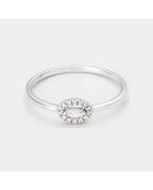 Bague Trésor dException Diamants 0.07 ct or blanc