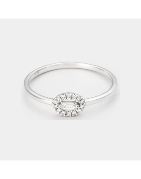 Bague Trésor dException Diamants 0.07 ct or blanc
