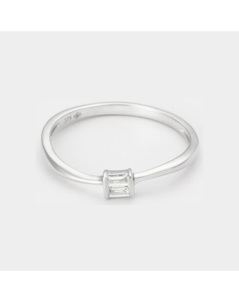 Bague Fulgurance Diamants 0.05 ct or blanc