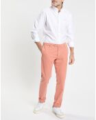 Pantalon chino Slim Fit Kensignton orange moyen