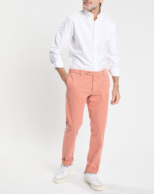 Pantalon chino Slim Fit Kensignton orange moyen