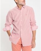 Chemise Slim Fit Pop Milleraies rouge/blanc