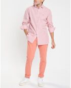 Chemise Slim Fit Pop Milleraies rouge/blanc