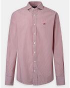 Chemise Slim Fit Pop Milleraies rouge/blanc