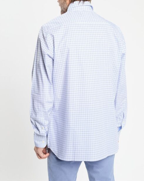 Chemise Regular Fit vichy tricolore bleue