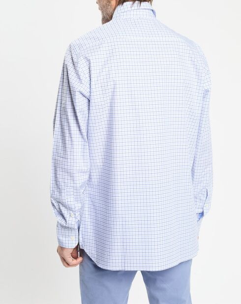 Chemise Regular Fit vichy tricolore bleue