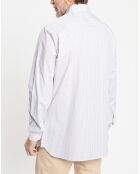 Chemise Regular Fit vichy tricolore blanc/kaki