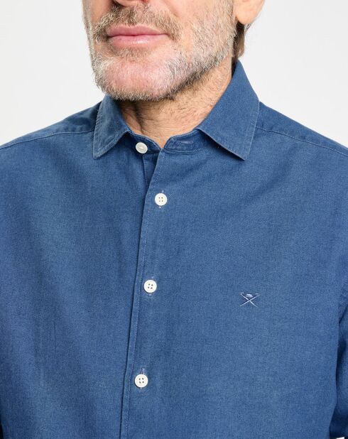 Chemise en Jean Slim Fit bleu moyen