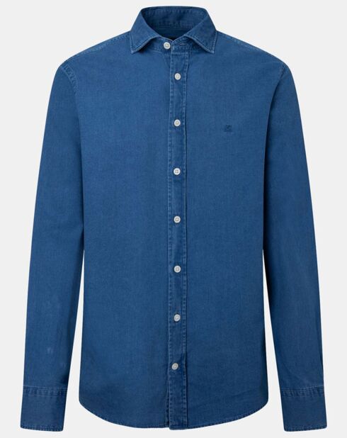 Chemise en Jean Slim Fit bleu moyen