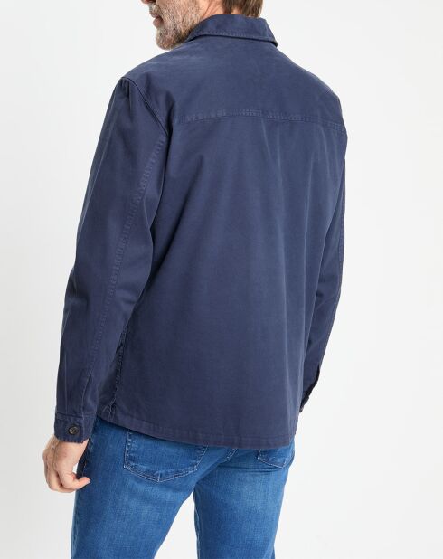 Surchemise en Twill Canvas bleu marine