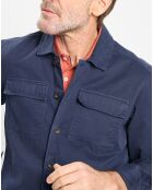 Surchemise en Twill Canvas bleu marine