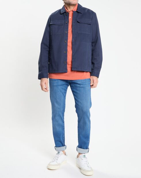 Surchemise en Twill Canvas bleu marine