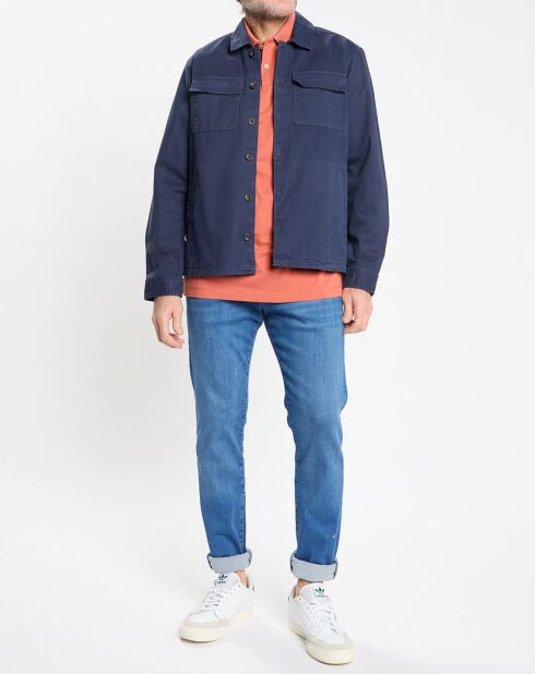 Surchemise en Twill Canvas bleu marine