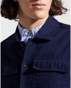 Surchemise en Twill Canvas bleu marine