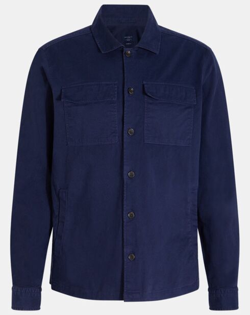 Surchemise en Twill Canvas bleu marine