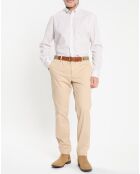Chemise Slim Fit à imprimé foulard blanche