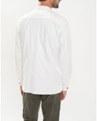 Veste Surchemise en Lin mélangé blanche