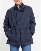 Parka imperméable Technique Vélo bleu marine