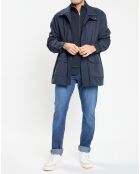 Parka imperméable Technique Vélo bleu marine
