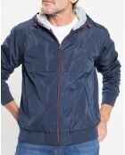 Blouson à capuche Sport bleu