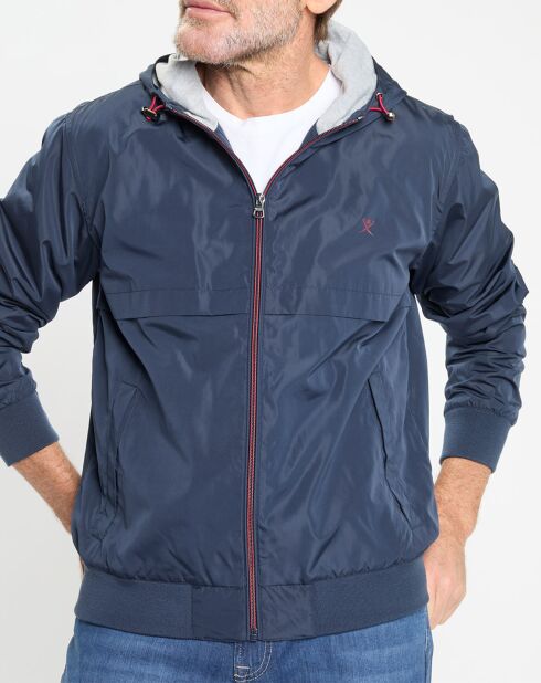 Blouson à capuche Sport bleu