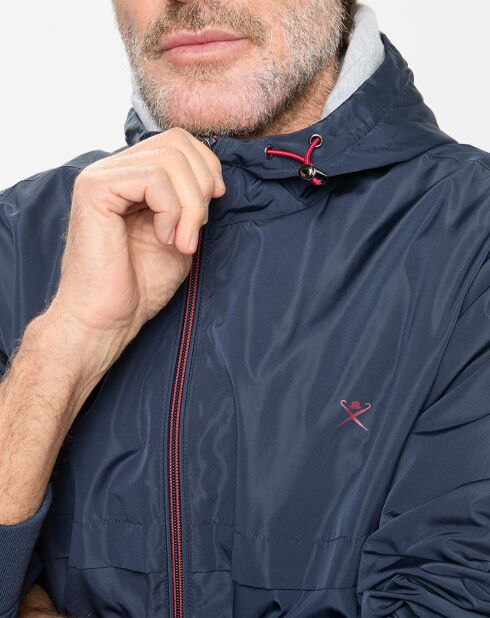 Blouson à capuche Sport bleu