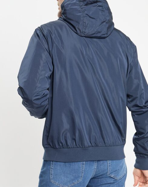 Blouson à capuche Sport bleu