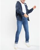 Blouson à capuche Sport bleu