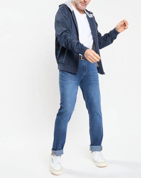 Blouson à capuche Sport bleu