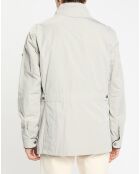 Parka imperméable vélo écrue