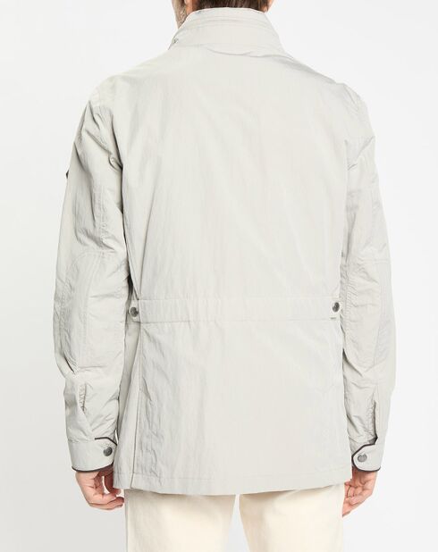 Parka imperméable vélo écrue