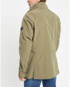 Parka imperméable vélo kaki